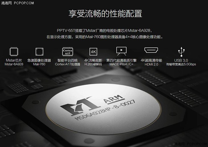 颜值爆表音质赞 PPTV 55T 4K电视评测 