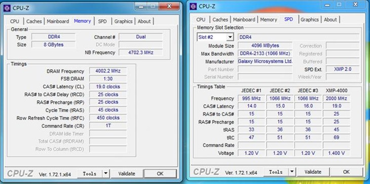 4525MHz！影驰DDR4-4000上演优异超频秀 