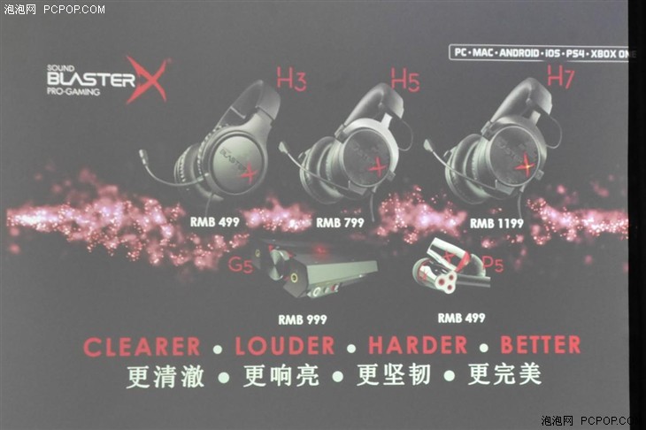 创新发布系列Sound BlasterX游戏音频产品 