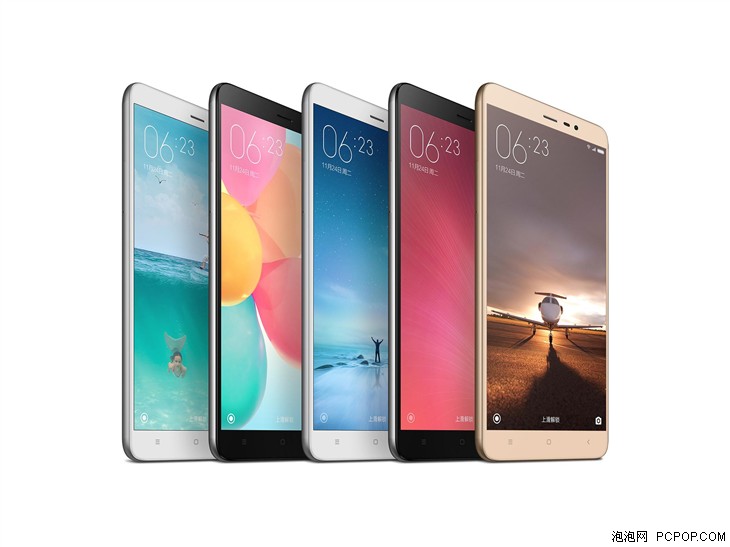 全金属指纹大容量电池 红米Note3发布