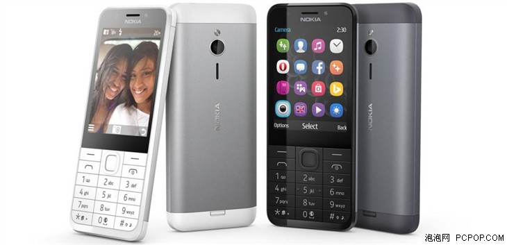 微软推新功能机:Nokia 230\/230双卡版