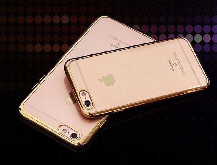 冬天穿金边透明装 iPhone 6s新保护壳 