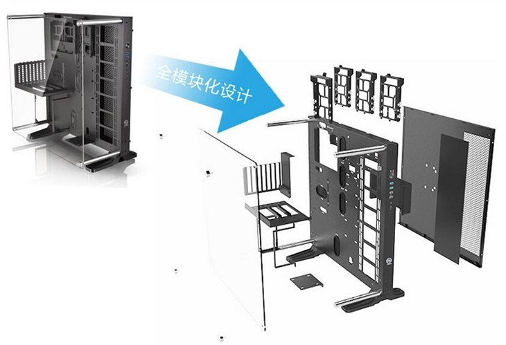 水冷新毒器 Tt Core P5壁挂式透视机箱 