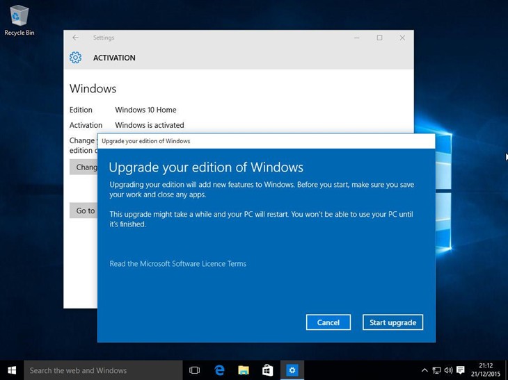 微软新密匙帮你升级到Windows 10专业版