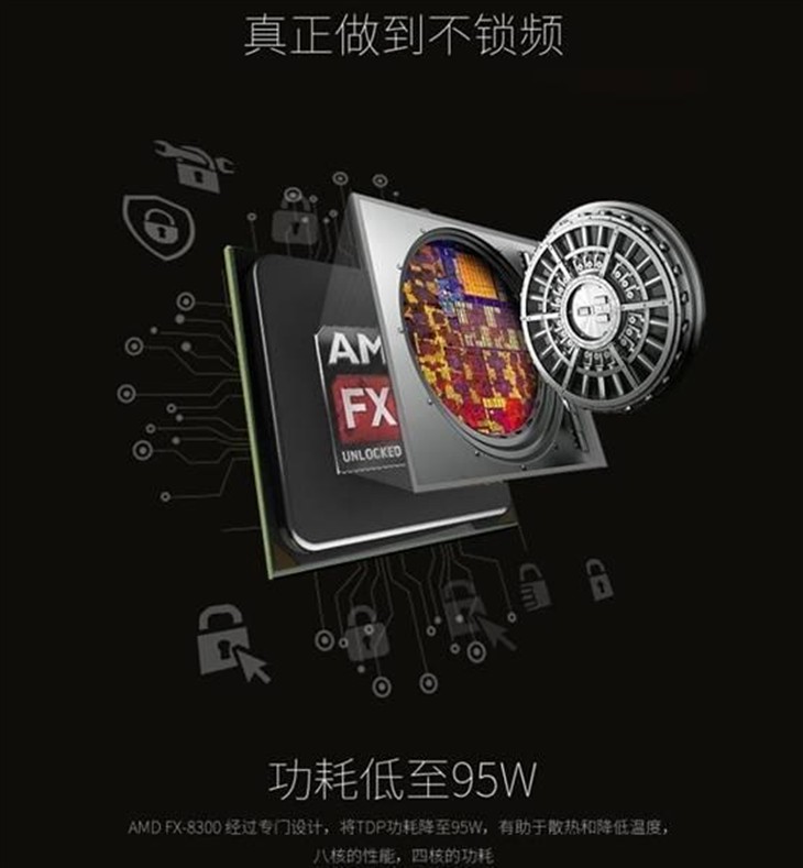 八核神器 FX-8300让你的主机帅气加速 