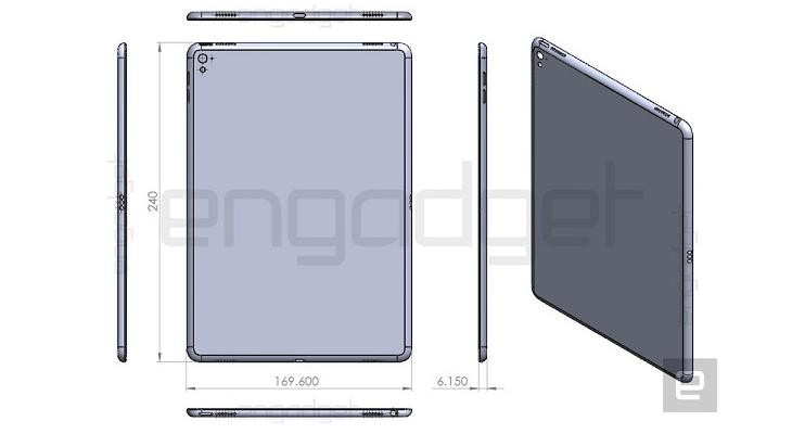 与上一代大小相似 iPad Air 3设计草图曝光 