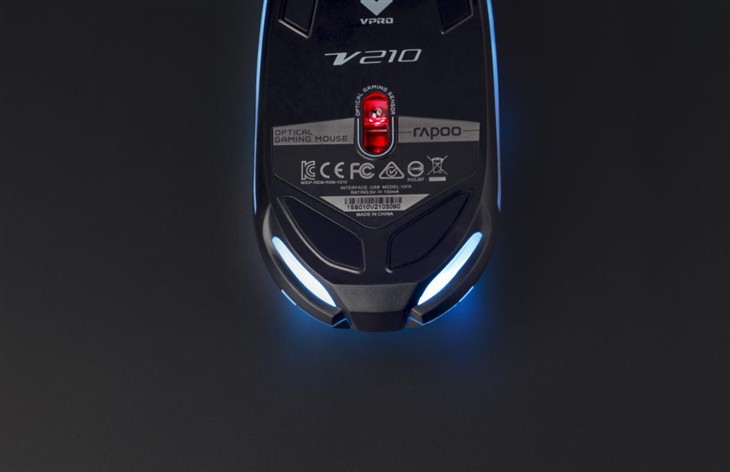 雷柏V210游戏鼠标黑色烈焰版图赏！ 