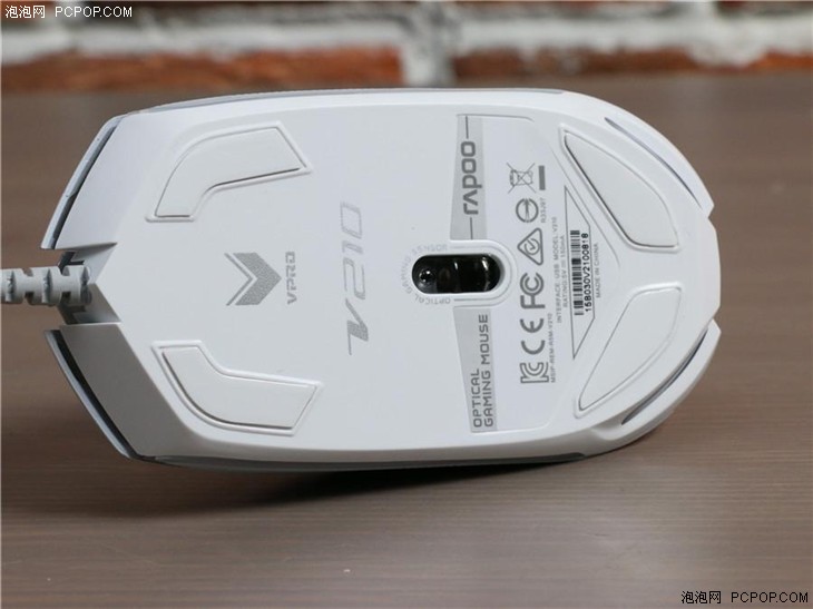 白色风情 雷柏V210白色烈焰版鼠标评测 
