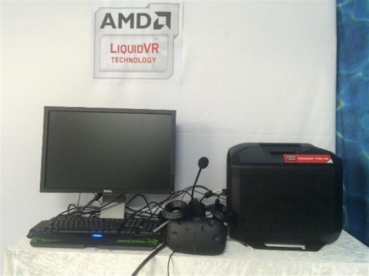 2016 VIVE开发者峰会 AMD显卡样机展示 