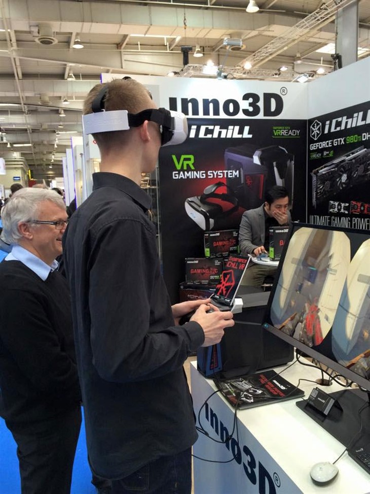 CEBIT Inno3D展VR头盔3D打印机及显卡 