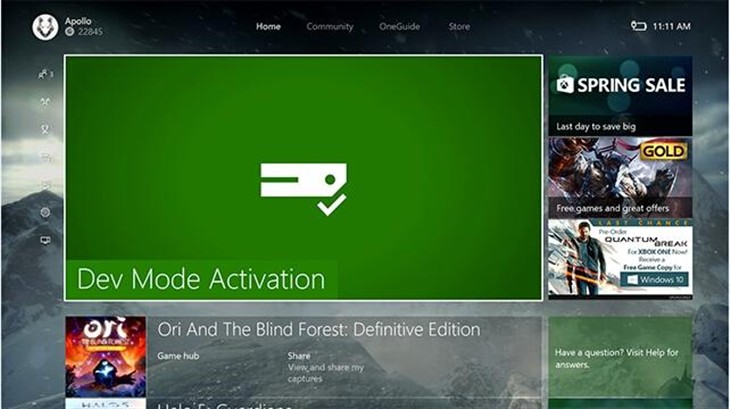 Xbox One迎来Windows 10更新：开发机 