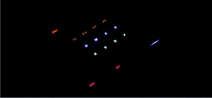 解读雷柏V510S混彩防水机械键盘DIY背光 