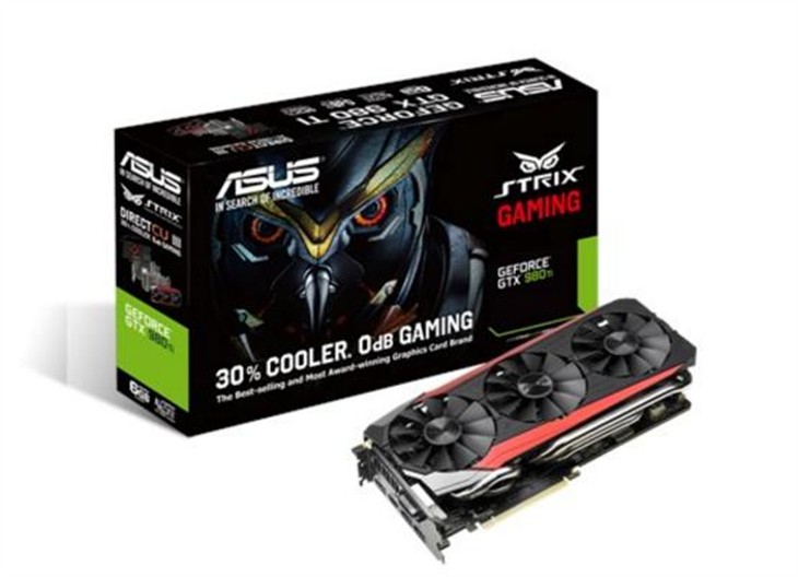 华硕STRIX GTX980TI显卡新潮来袭 