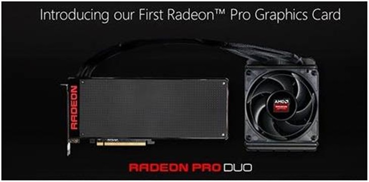 AMD推出Radeon Pro Duo 最强娱乐显卡 