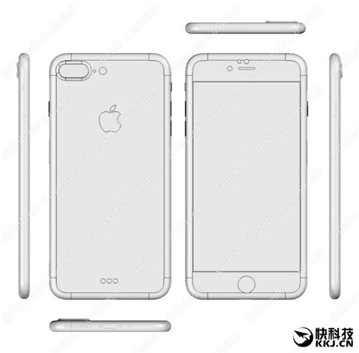 iPhone 7、7 Plus曝光：外形就是这样 