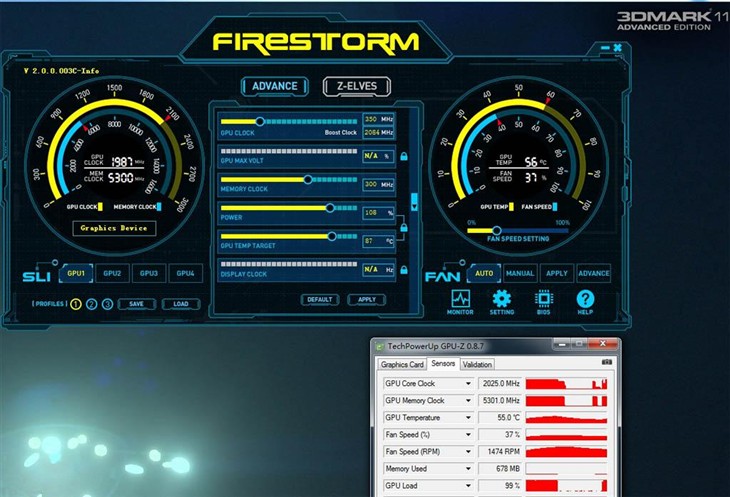 2GHz不是极限，索泰GTX1080超频测试！ 