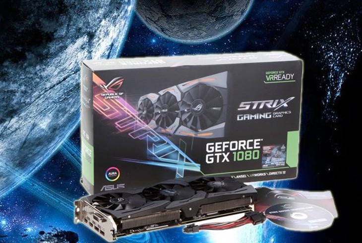 华硕显卡新品，Strix 1080很炫很强大 