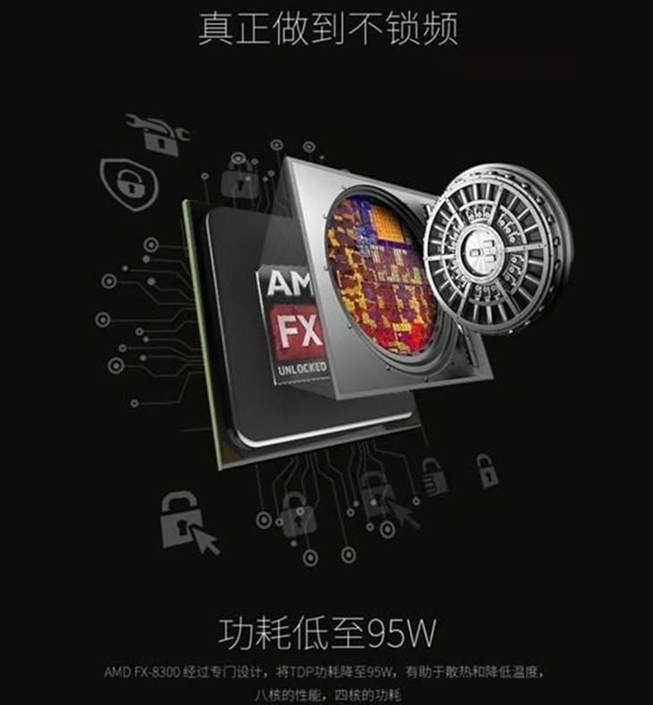 八核燃烧游戏芯 FX-8300 京东热卖 