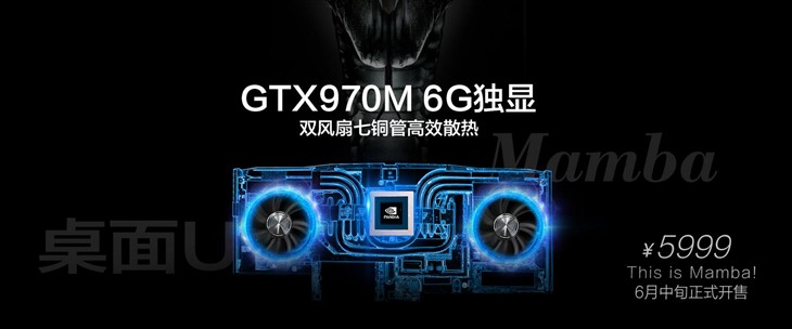 6G独显 炫龙黑曼巴13号开始预售仅5999 