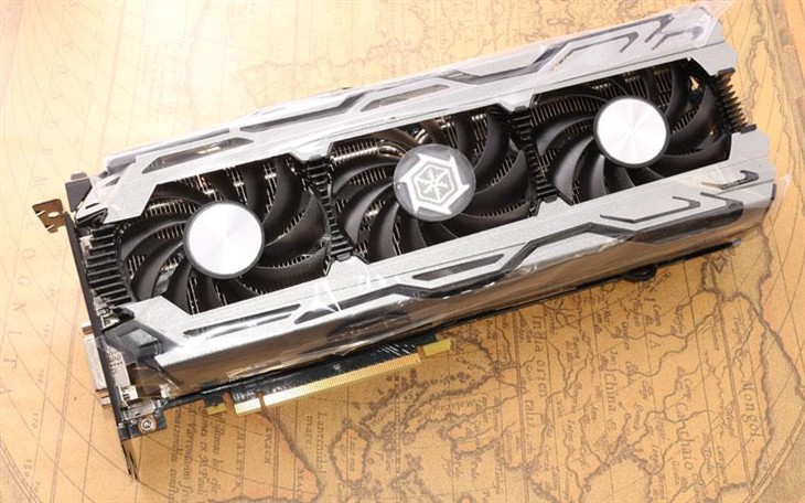 非凡十力 三风扇五热管GTX1080冰龙版到  