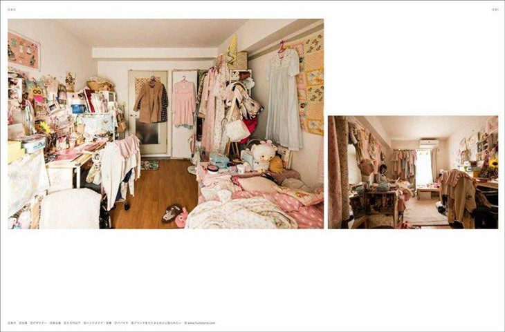 简直惊呆了！拍摄102位日本女性的房间 