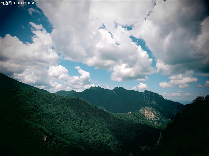 高山远眺夏日晴 带佳能SX720 HS去郊游 