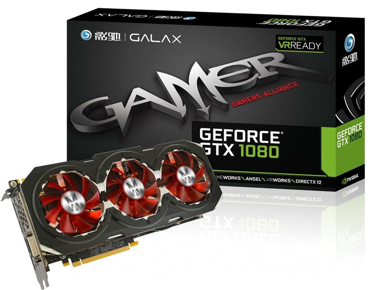 影驰GTX 1080 GAMER现货热售4988元 