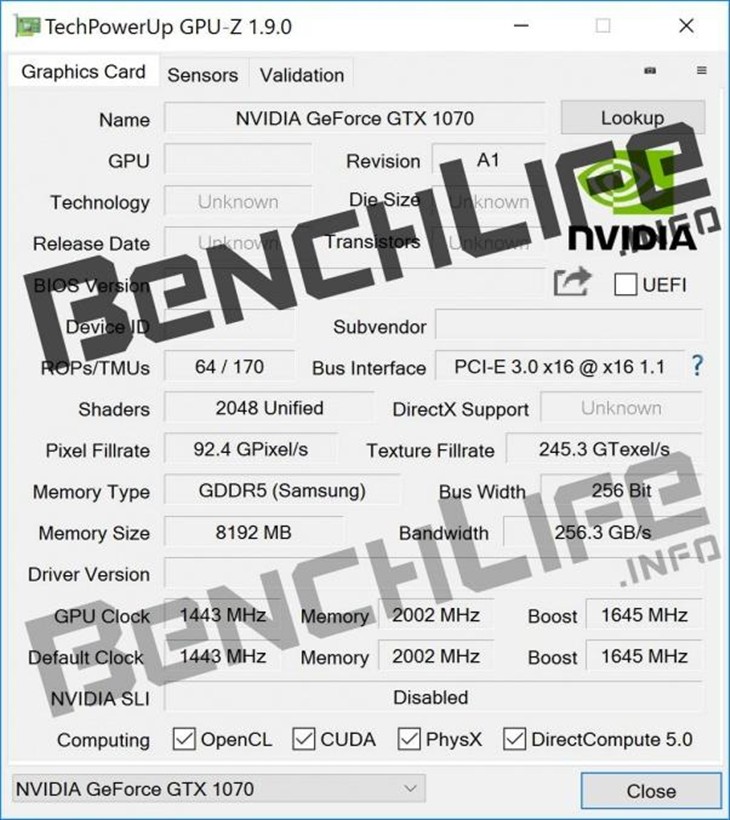 NVIDIA GeForce GTX 1060/1070登录中国 