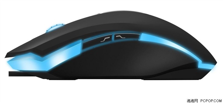雷柏V21电竞级光学游戏鼠标纯黑版上市 