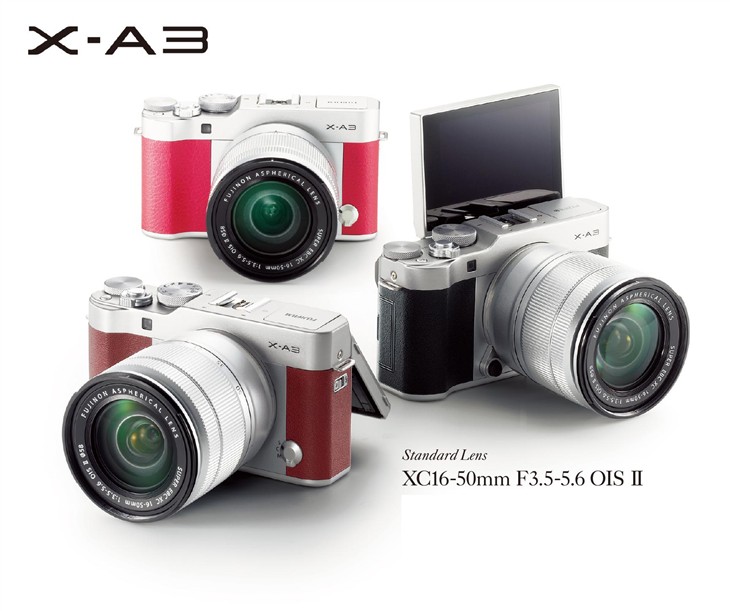 自拍体验全新升级 富士发布X-A3微单相机 
