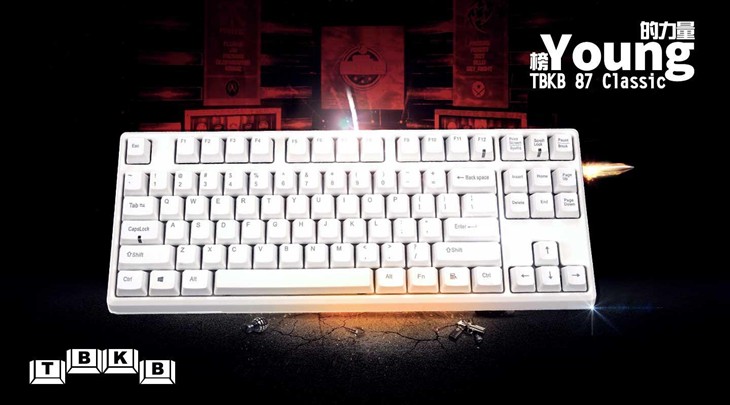 TBKB宣布 87 Classic 榜 young键盘上市 