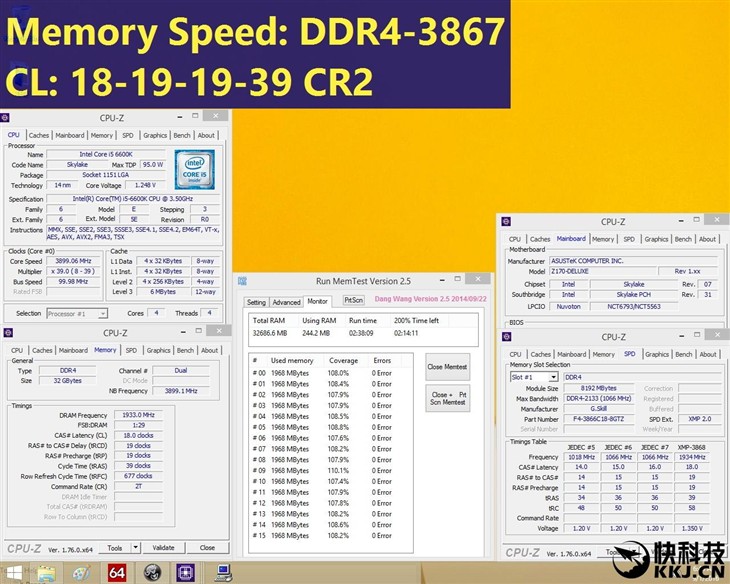 芝奇再发Trident Z：全球最快32GB DDR4 