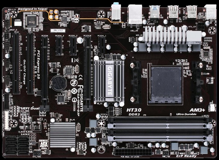 AMD新版FX-8350搭配技嘉990X-D3P热卖 