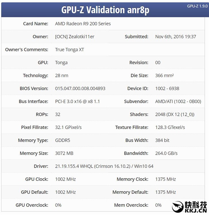 amd r9 285x神奇复活:完整tango核心