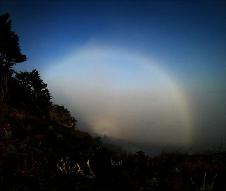 自然奇景 摄影师拍到“白色的彩虹” 