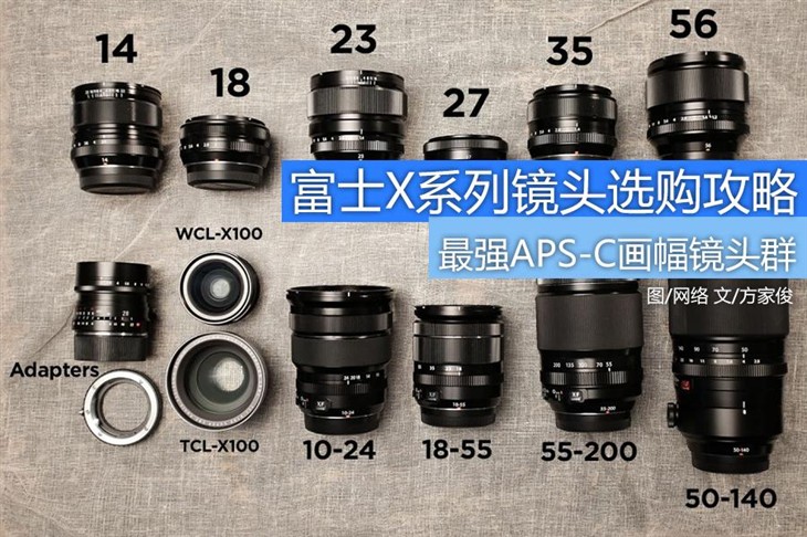 最强APS-C镜头群 富士X系列镜头选购攻略 