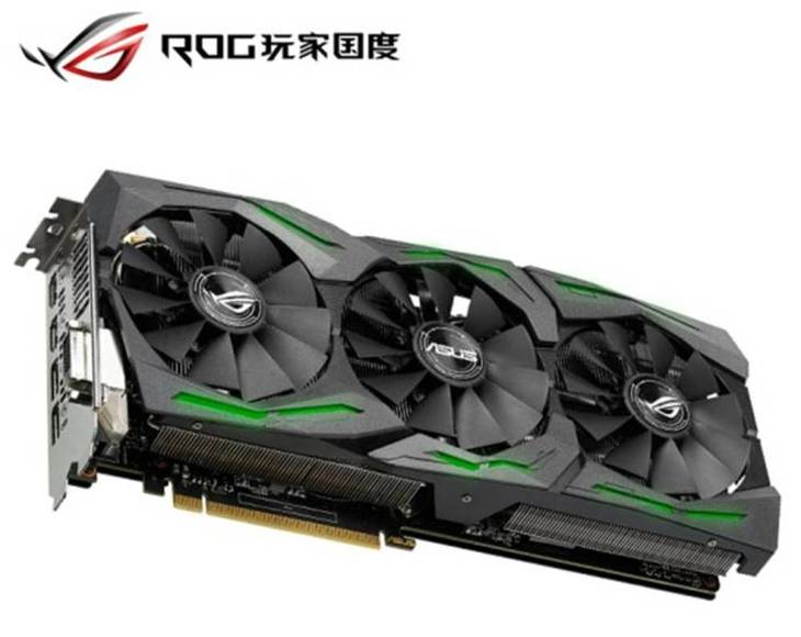 稳定高效 华硕rog strix gtx1070ti游戏显卡京东热卖