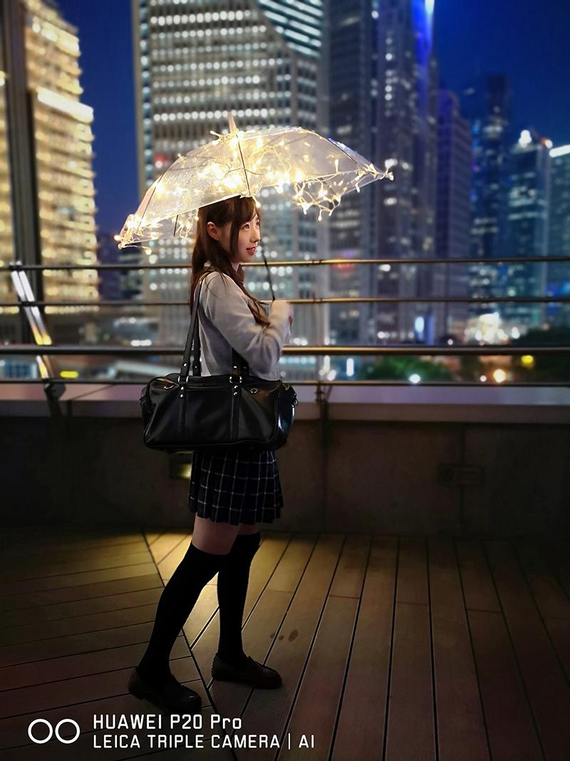 华为P20 Pro的拍照效果惊艳 我满意模特也满意