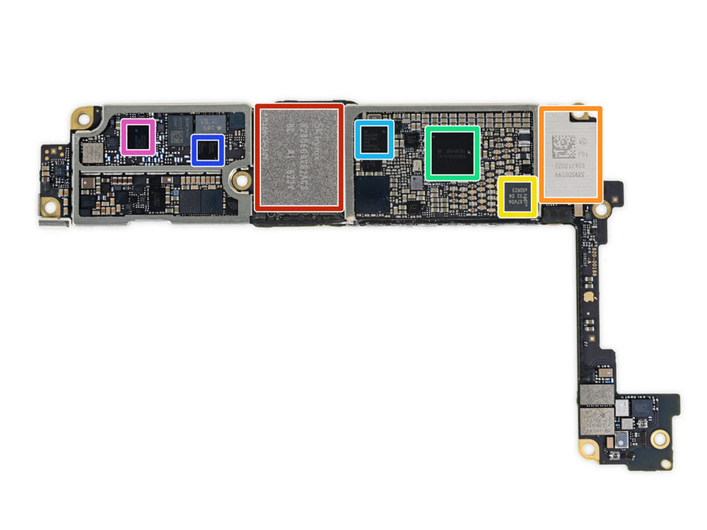 领略手机内部设计之美 iphone 7拆解图赏