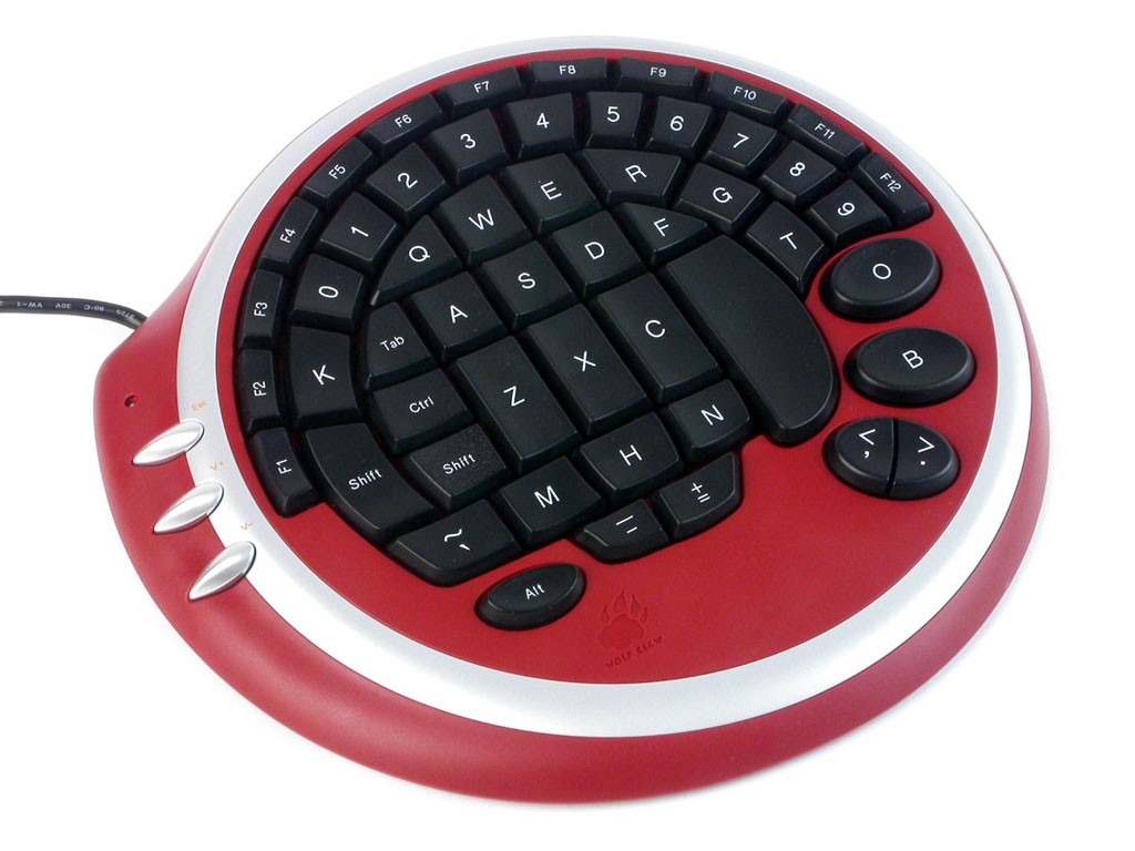 狼爪游戏键盘键盘 