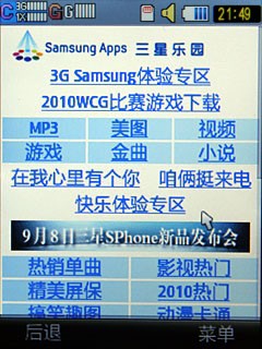 三星(SAMSUNG)W319手机 