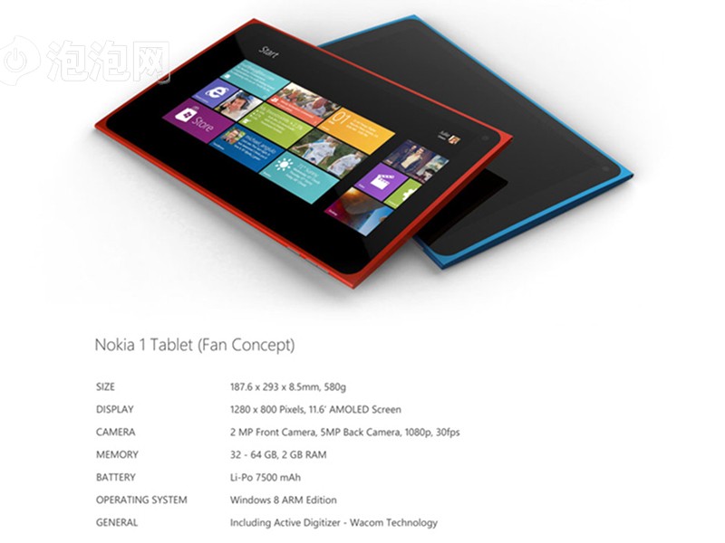 诺基亚Lumia 1001平板电脑原图 高清图片 Lum