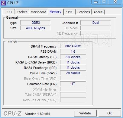镁光(Crucial)4GB DDR3 1600(BLT2G3D1608DT1TF0.8FM)内存 