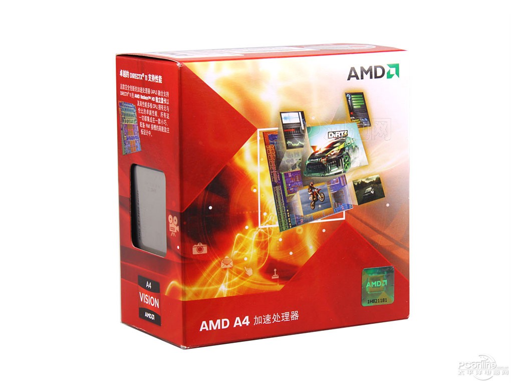 AMD A4-3300CPU原图 高清图片 A4-3300图片