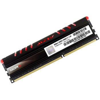 宇帷CORE系列 火焰红 DDR3 1600 8GB(8G×1条)台式机内存(AVD3U16001108G-1CIR)内存 