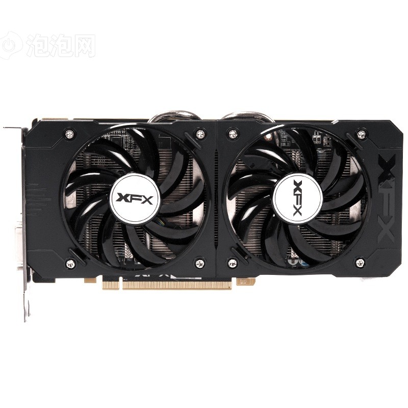 xfx讯景r9 370 4g 黑狼 双风扇 1000/5600mhz 256bit gddr5 显卡图片1