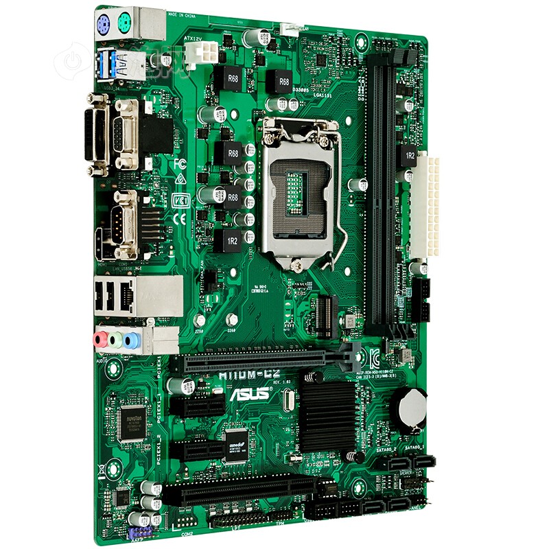 > 华硕h110m-c2/csm 主板 ( intel h110/lga 1151 )原图