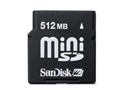 SanDisk MiniSD (512MB) ���濨