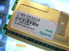 采用黄金散热片！宇瞻DDR2-800内存到
