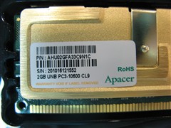 宇瞻2G DDR3 1333(黑豹二代)内存 